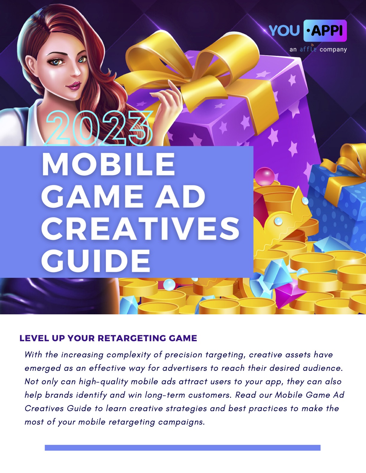 YouAppi 2023 Mobile Game Ad Creatives Guide Pg 1 2 #keepProtocol